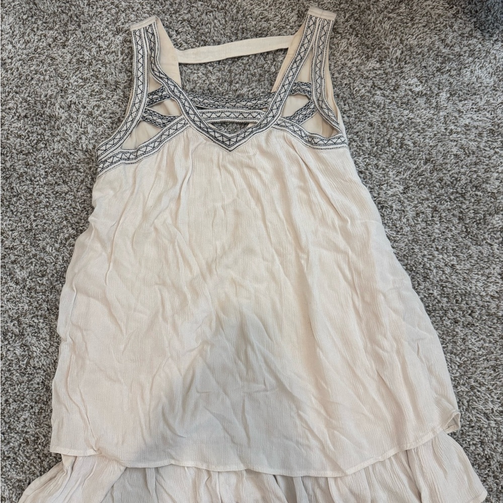 ILLA ILLA Cream and Black Dress